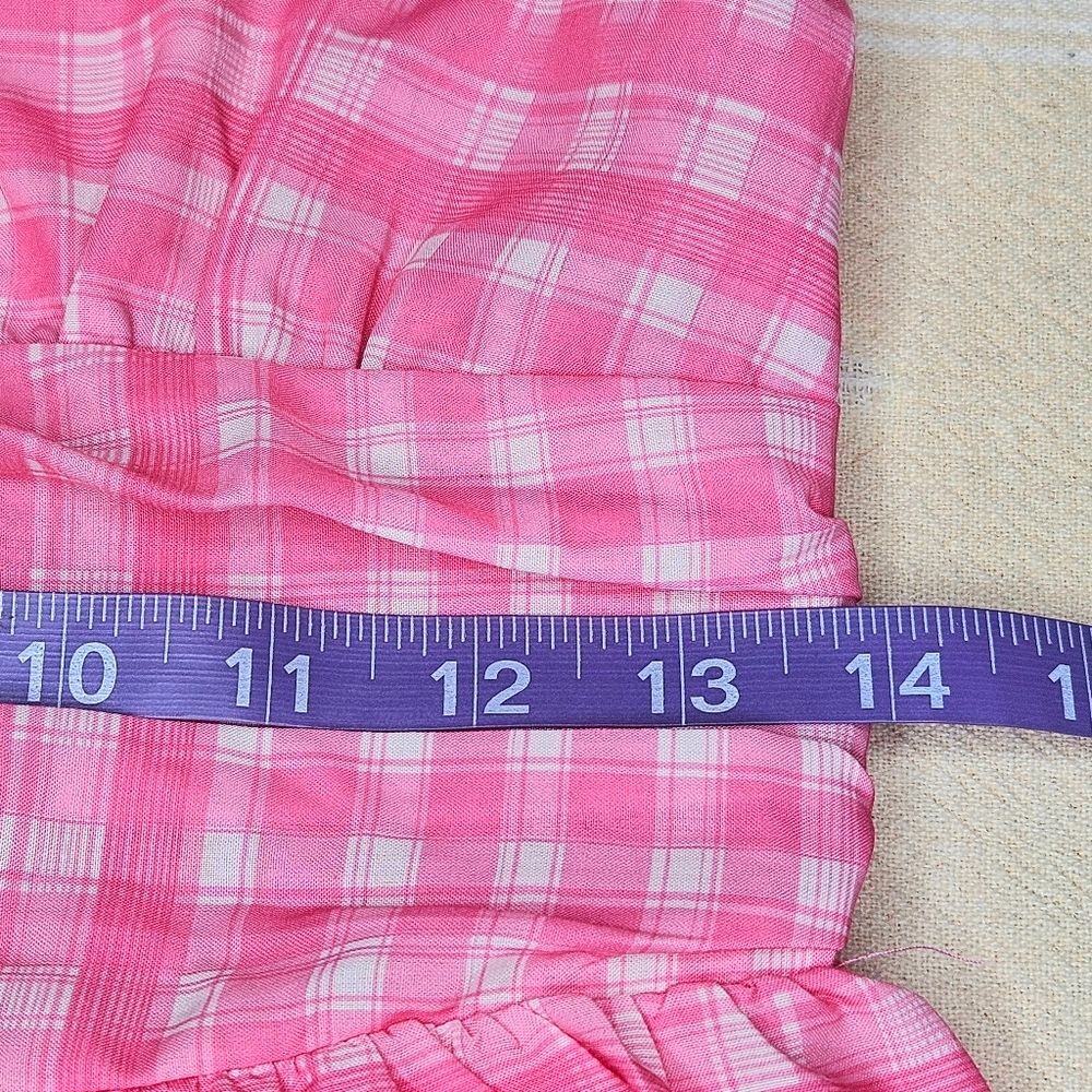 Hello Molly Pink Gingham Halter Mini Dress - Picture 12 of 12